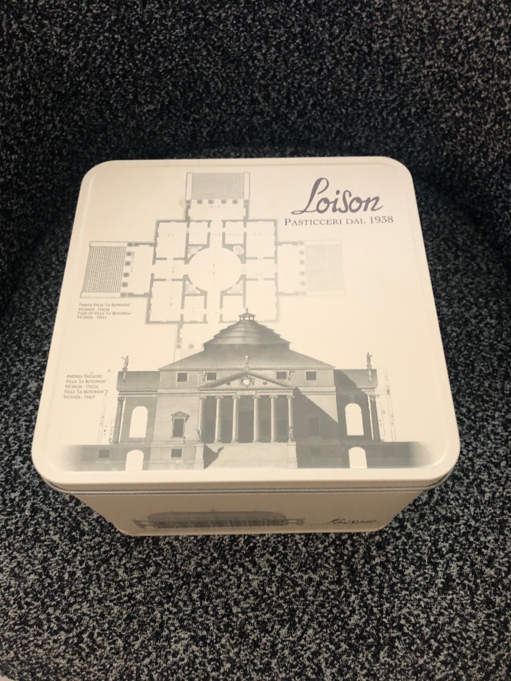 Italian Tin Limited Edition 2016 Loison 7.5 x 7.5 x 5.5 inch